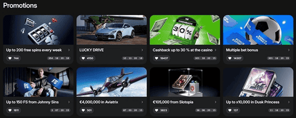 1WIN USDT casino review screenshot 2