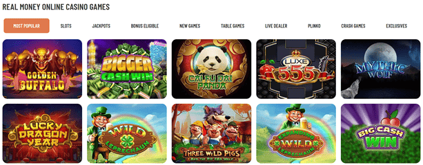 Cafe Casino USDT review screenshot 3