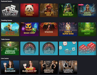 Lucky Rebel USDT casino review screenshot 3