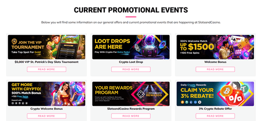 Slots and Casino USDT review screenshot 2