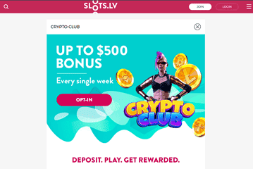 SlotsLV USDT casino review screenshot 3
