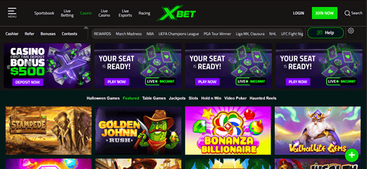 XBet USDT casino review screenshot 2